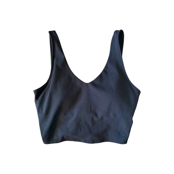 P’Tula Faith V Crop Top Black | Size Small | Activewear Tank NWOT - Picture 2 of 2